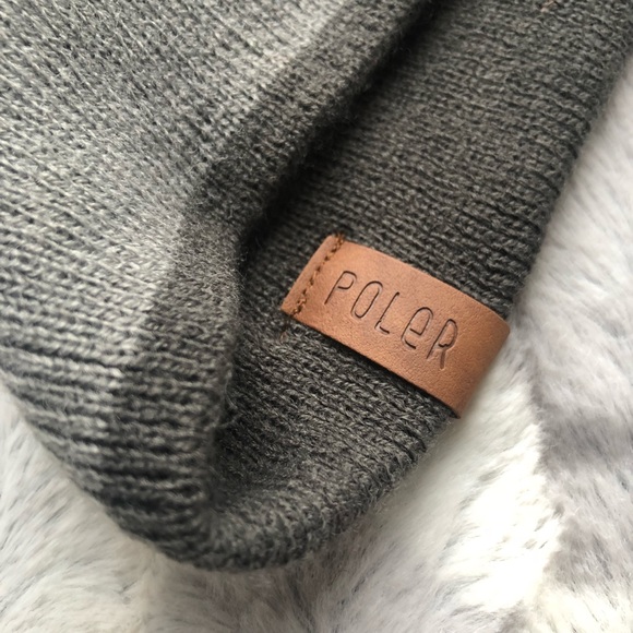 Poler Zilla Pom Beanie Cyclops Eye Jacquard Knit - Picture 7 of 7